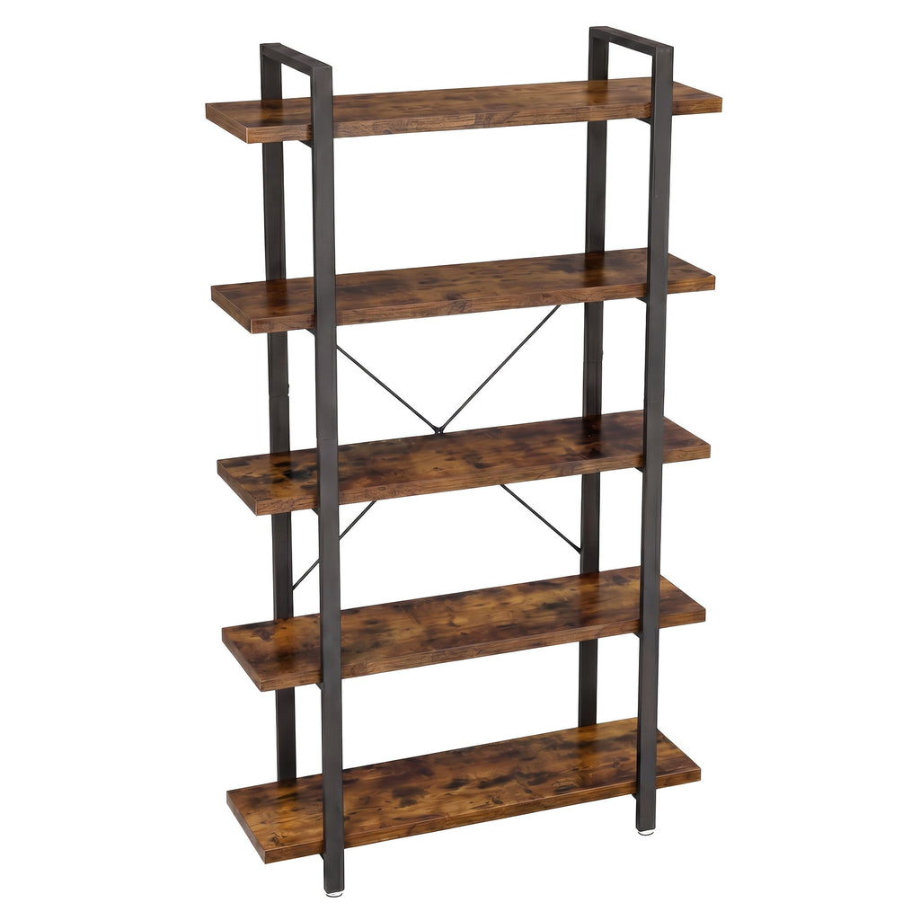 Bücherregal, Standregal mit 5 Ebenen, Regal