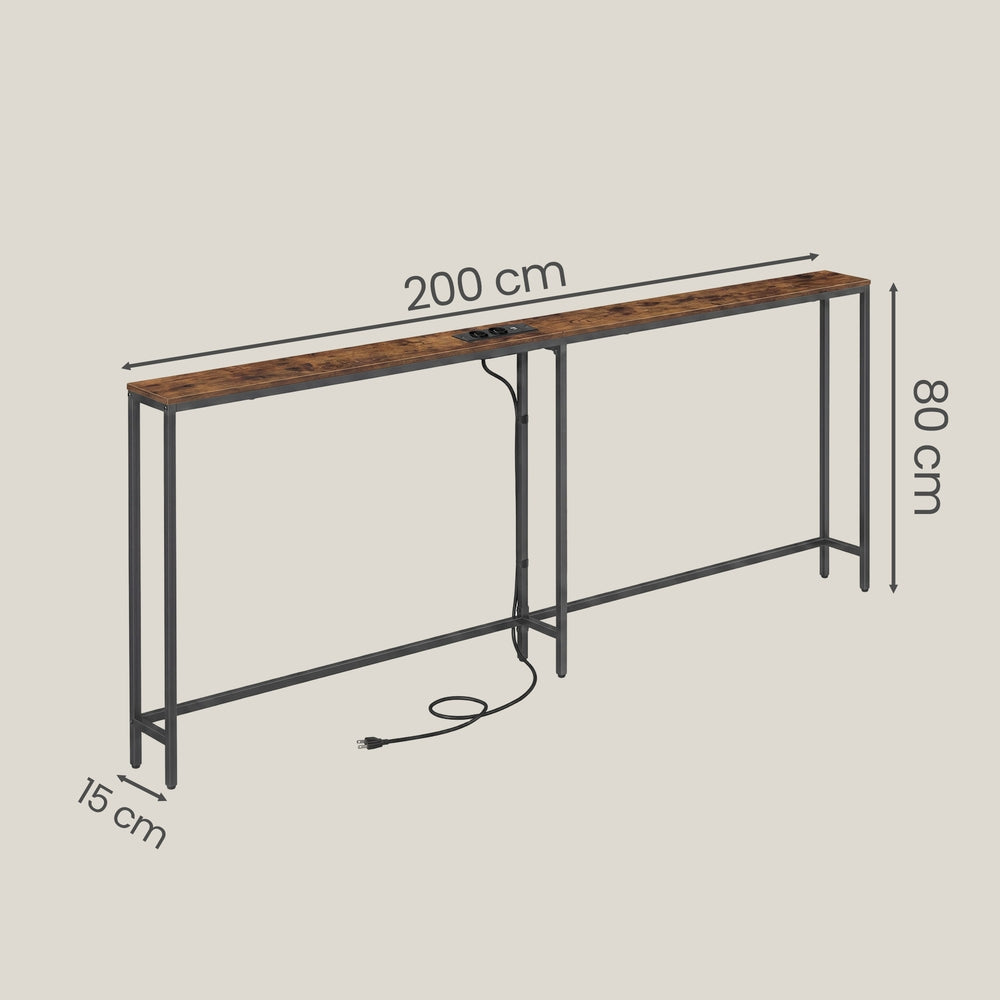 Sofatisch, Konsolentisch, Flurtisch, schmal