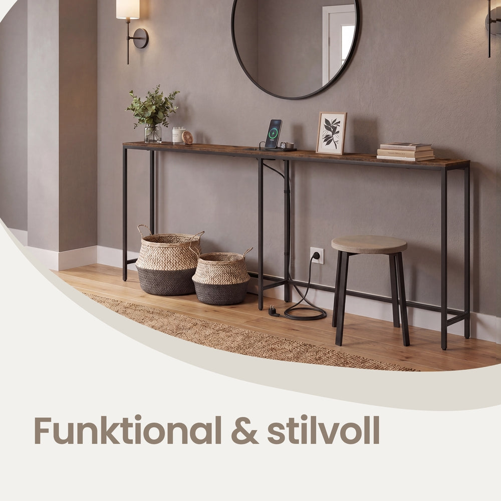 Sofatisch, Konsolentisch, Flurtisch, schmal