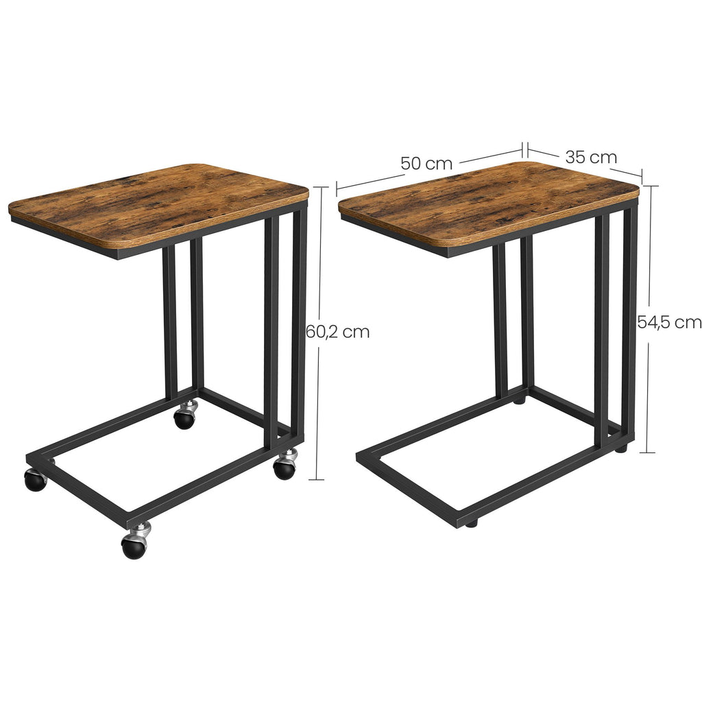 Industrie-Design Serviertisch auf Rollen