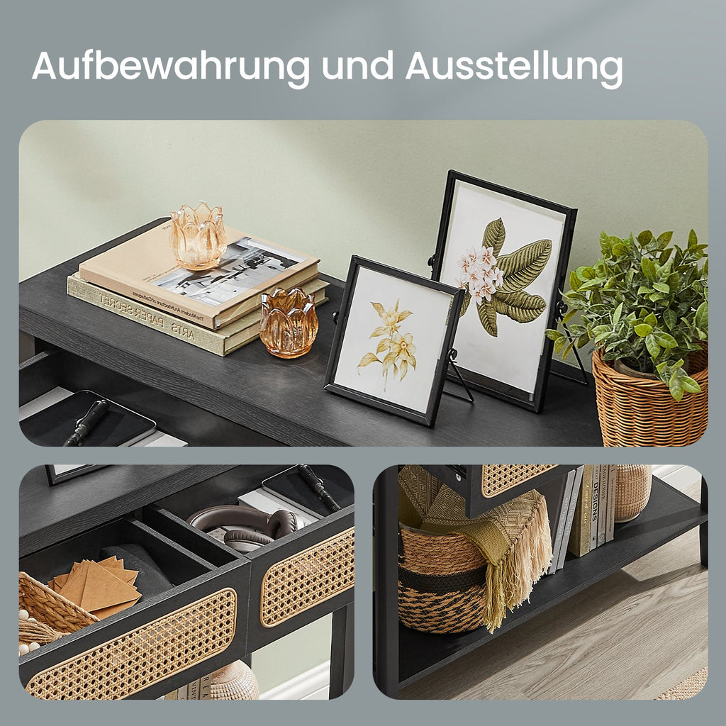 Konsolentisch mit offener Ablage Boho-Stil