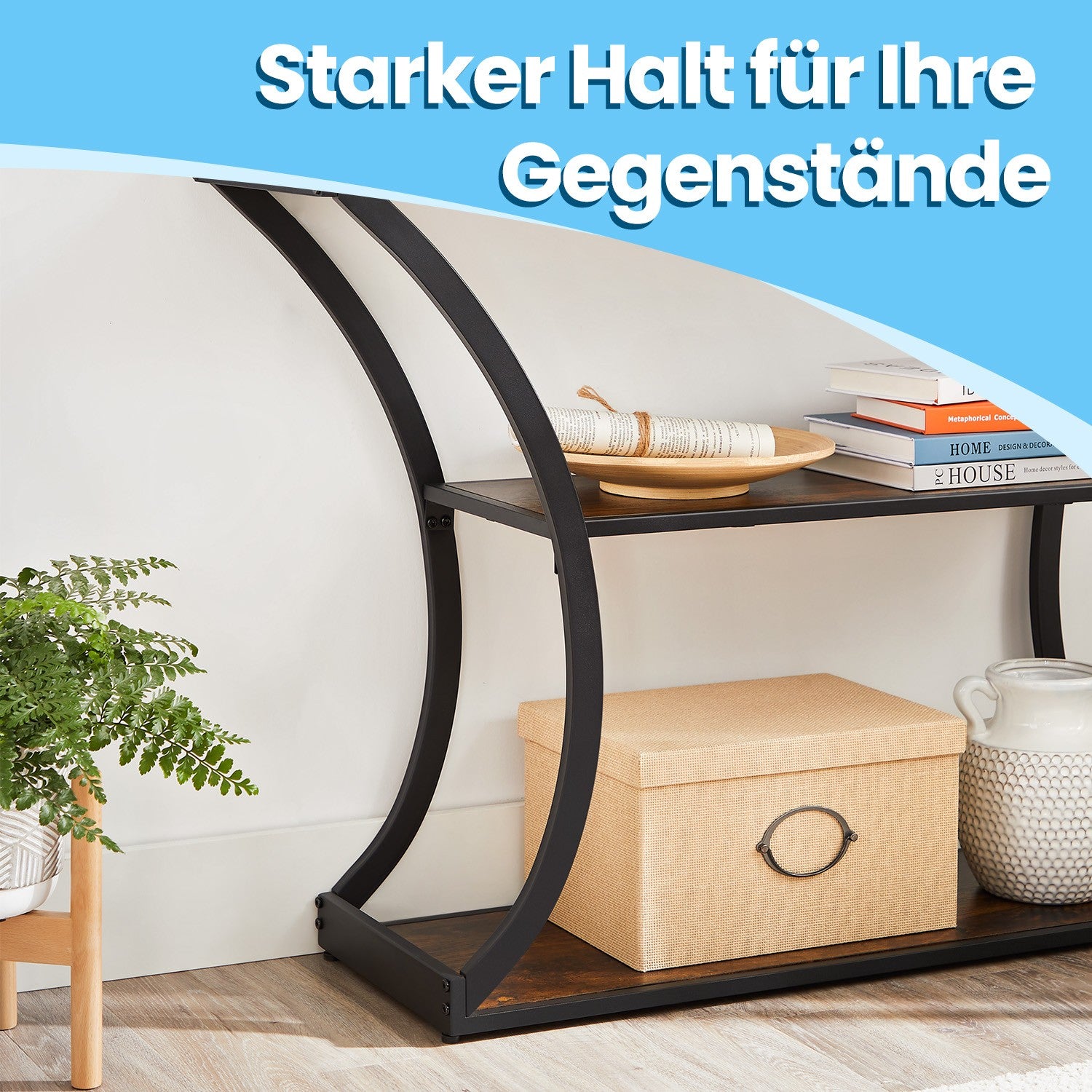 Flurtisch, Konsolentisch, geschwungene Beine