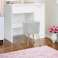 Sitzhocker, Hocker mit Stauraum, runder Sitzhocker