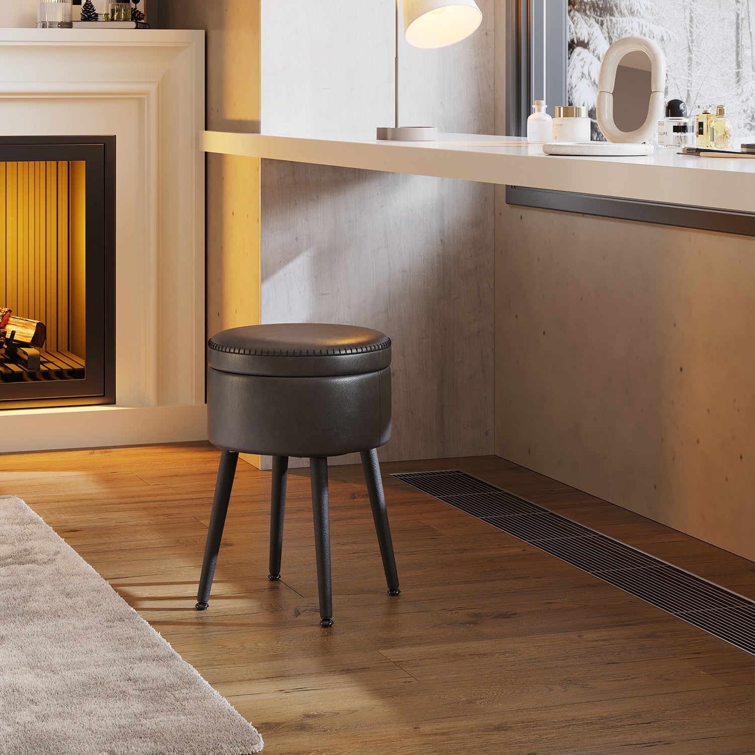 Sitzhocker, Sitzbank mit Stauraum, Sitztruhe