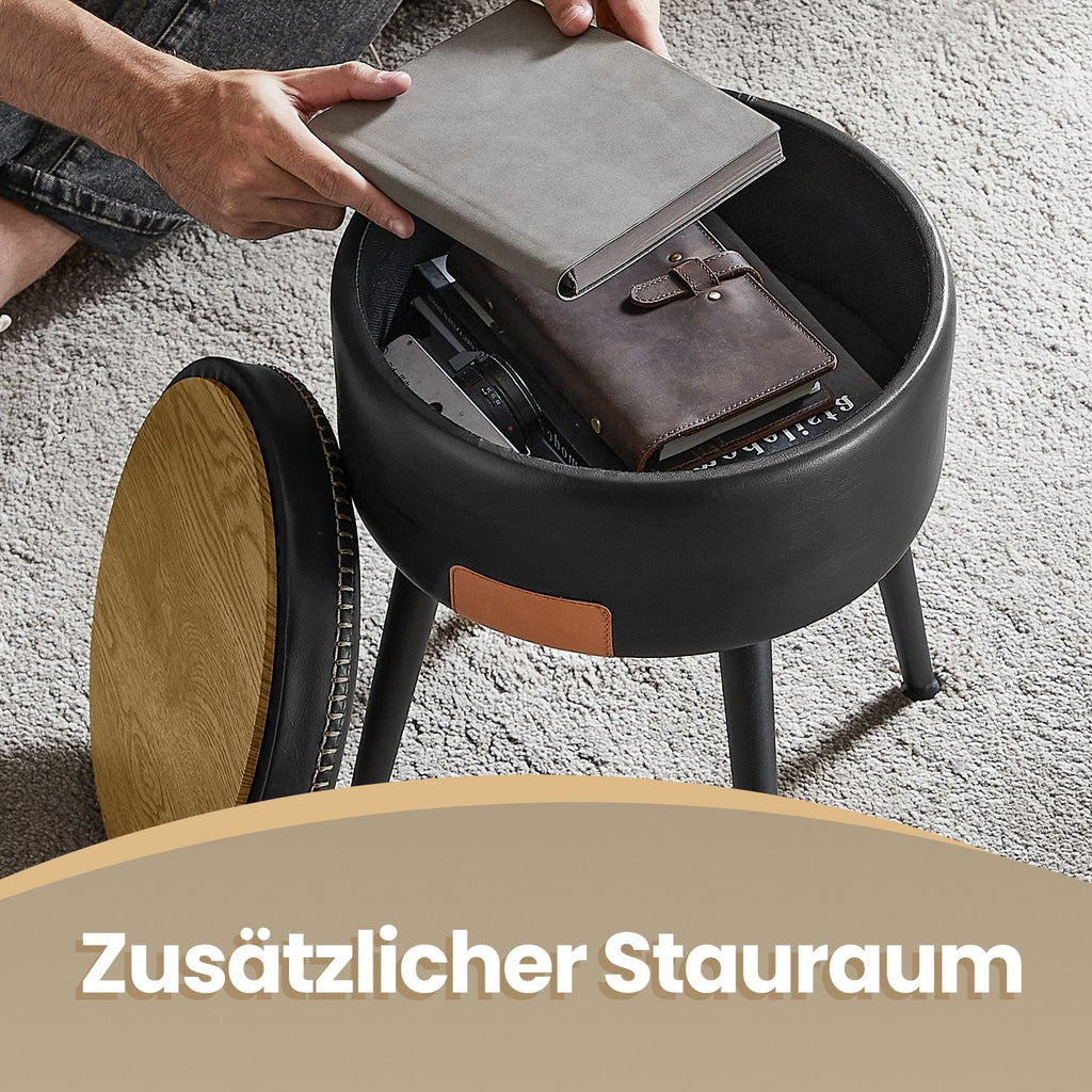 Sitzhocker, Sitzbank mit Stauraum, Sitztruhe