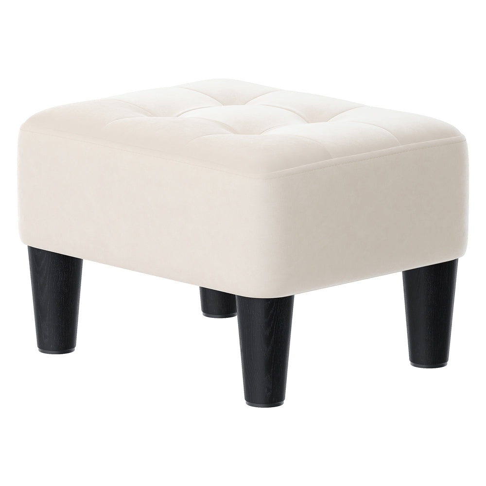 Sitzhocker, Fußhocker, Samt