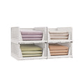 Stapelbare Schrank Organizer weiß