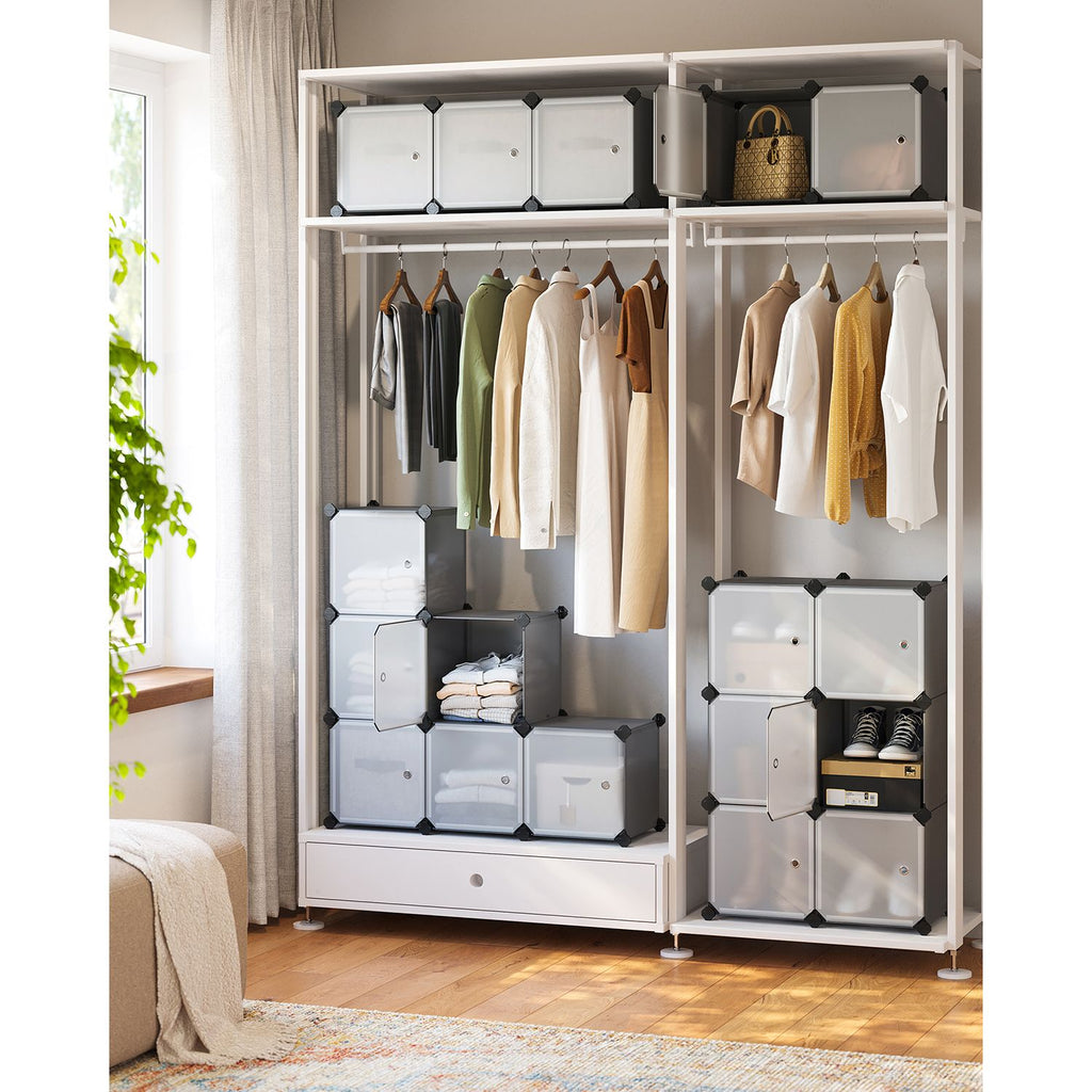 Regalsystem Set aus 16 Würfeln