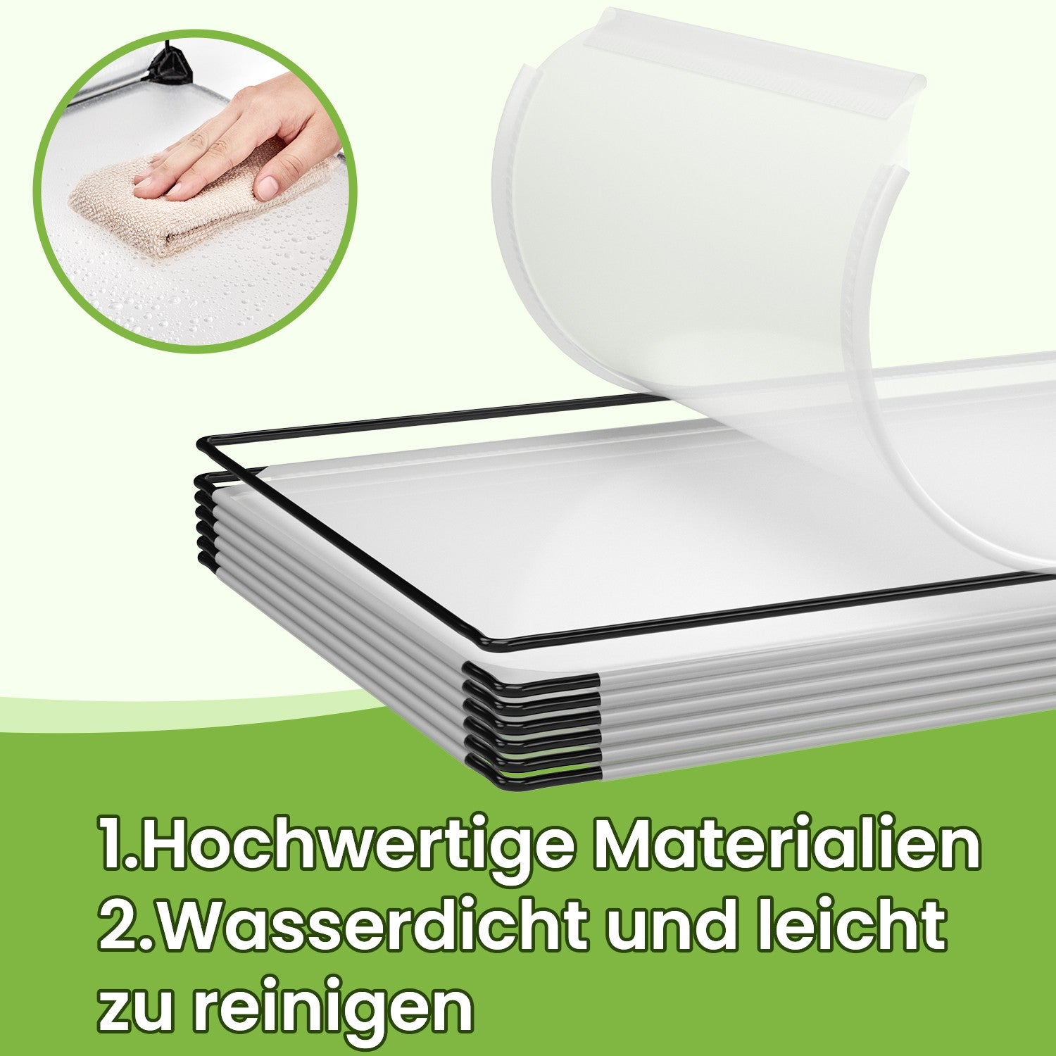 Schuhregal, Steckregal aus PP-Kunststoff, Regalsystem aus 6 Würfeln