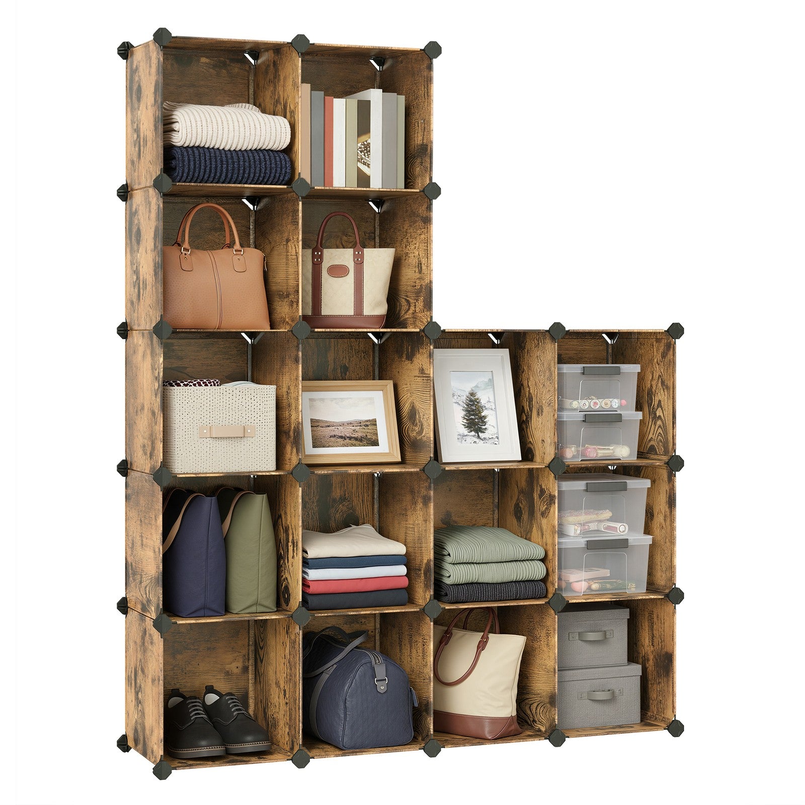 Schuhregal, Regalsystem, Steckregal