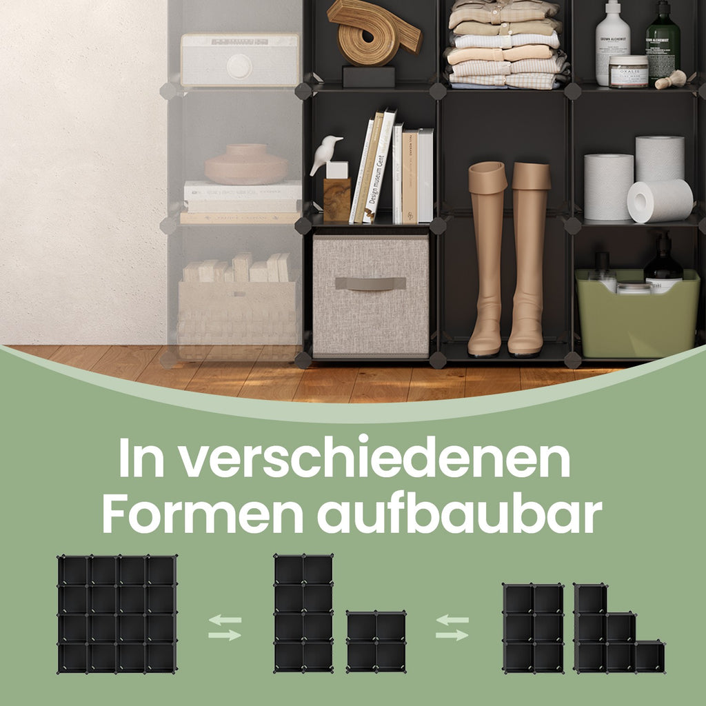 Schuhregal, Regalsystem, Steckregal