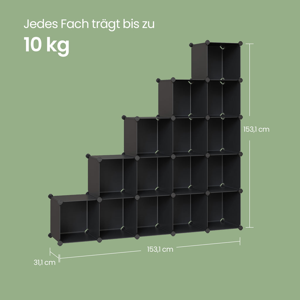 Schuhregal, Regalsystem, Steckregal
