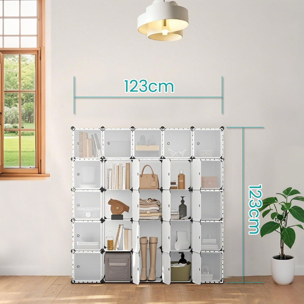 Regalsystem, Schuhregal, Set aus 16 Würfeln