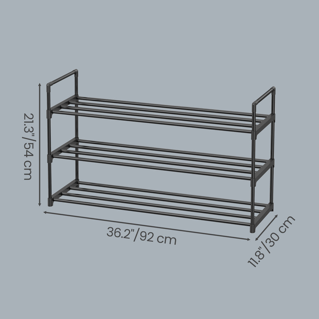 Schuh-Organizer mit 3 Ebenen, Schuhregal, für 12-15 Paar Schuhe
