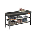 EKHO Kollektion Schuhbank mit Nähten 30 x 100 x 50 cm tintenschwarz