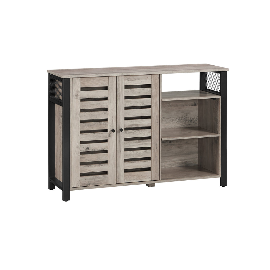 Sideboard Greige-Schwarz