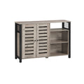 Sideboard Greige-Schwarz
