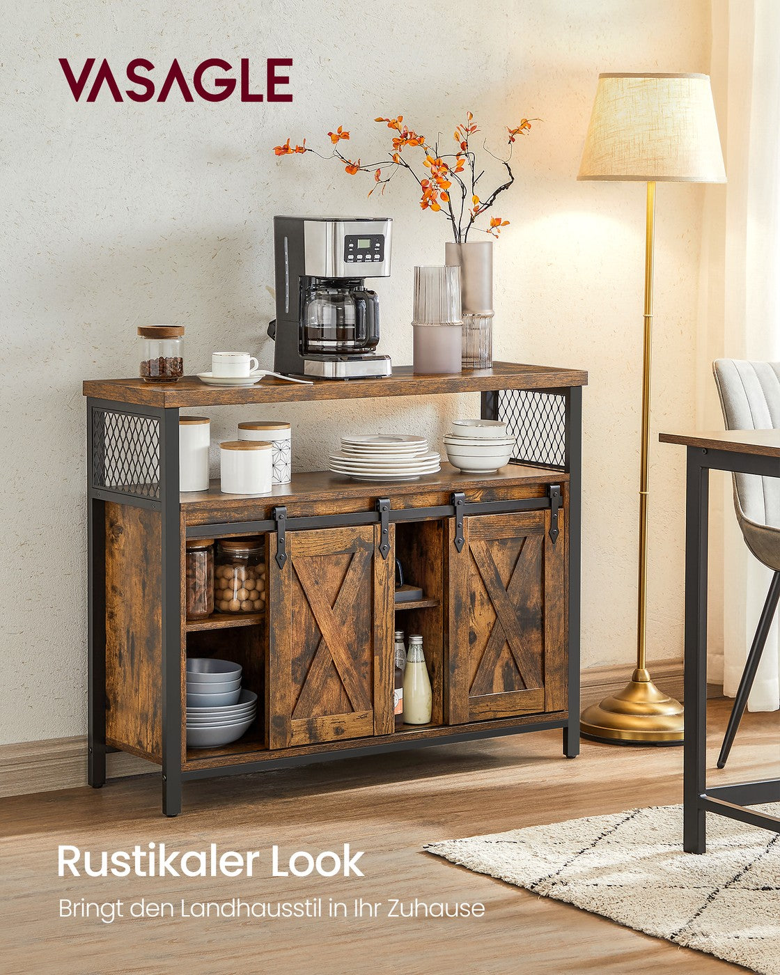 Sideboard mit 2 Schiebetüren