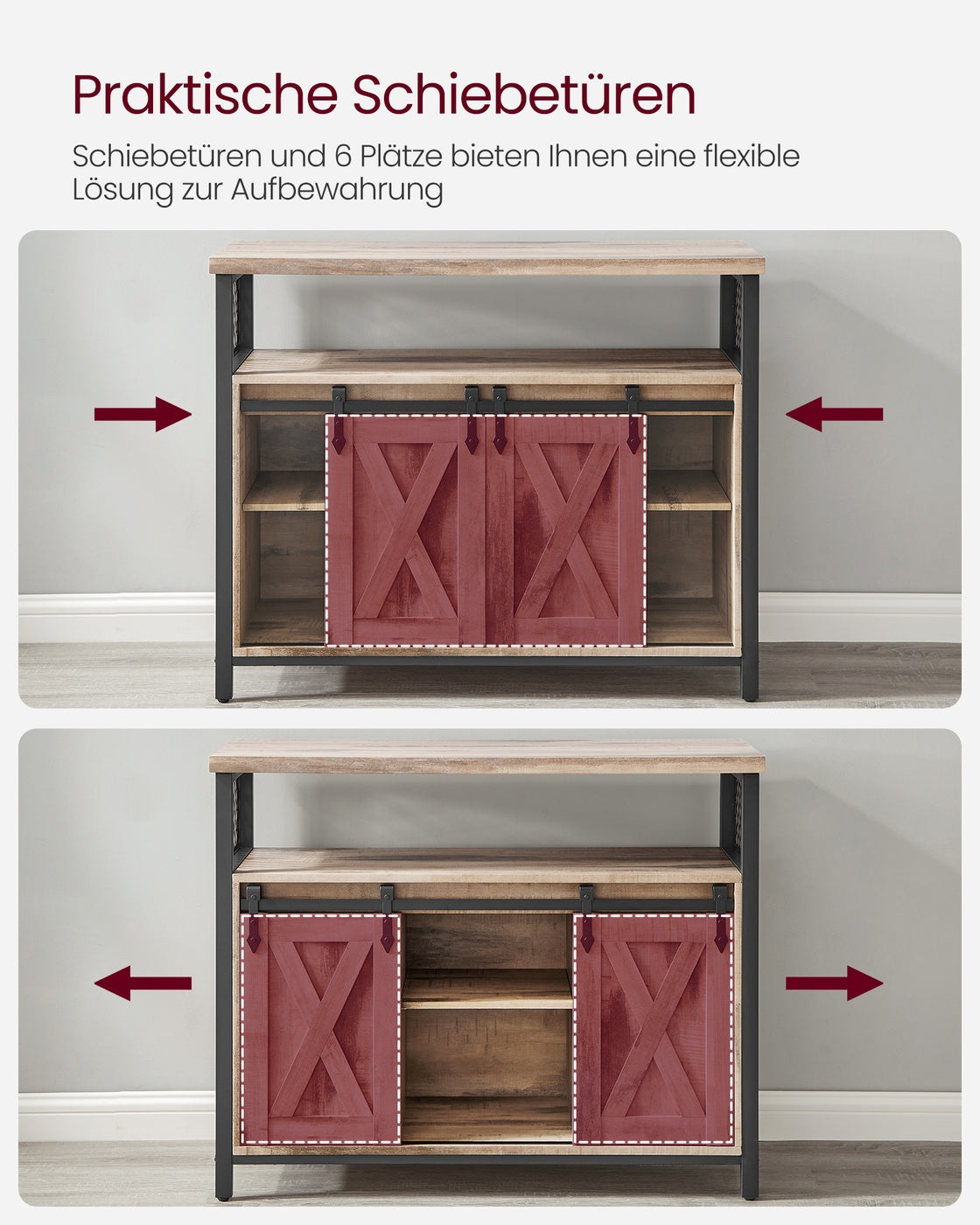 Sideboard mit Schiebetüren