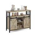 Sideboard mit Schiebetüren und Ablagen