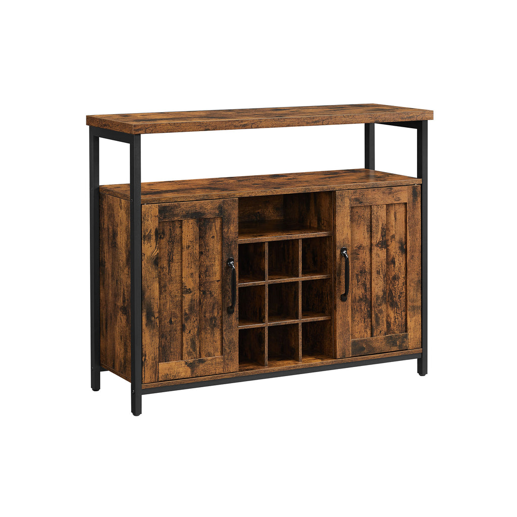 Sideboard vintagebraun-schwarz