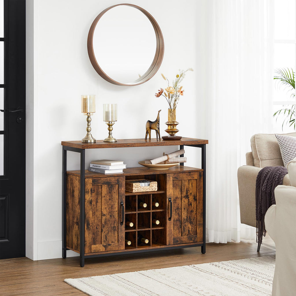 Sideboard vintagebraun-schwarz