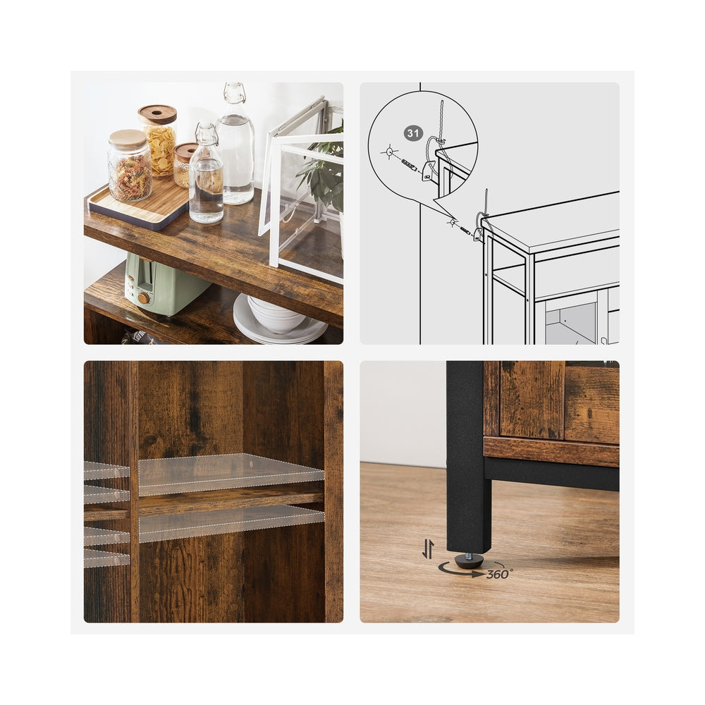Sideboard mit Glastüren