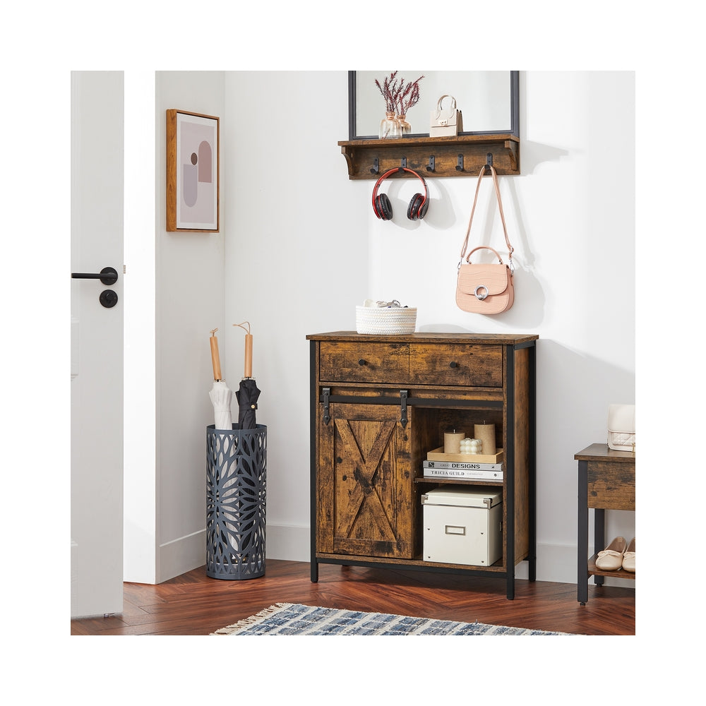 Beistellschrank mit Schublade Industriestil