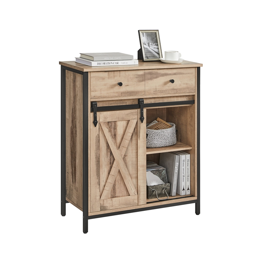Küchenschrank mit Schiebetür 30 x 70 x 80 cm Landhausstil