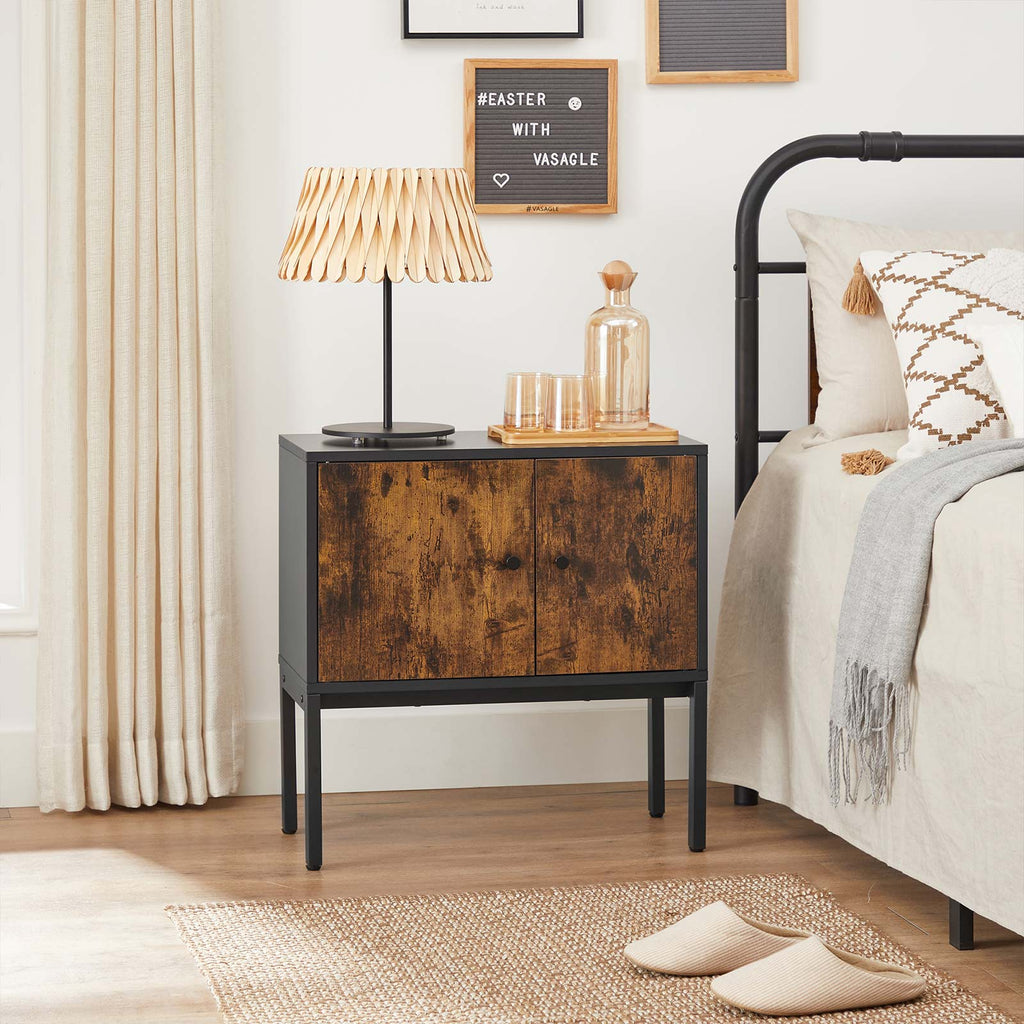Sideboard vintagebraun-schwarz