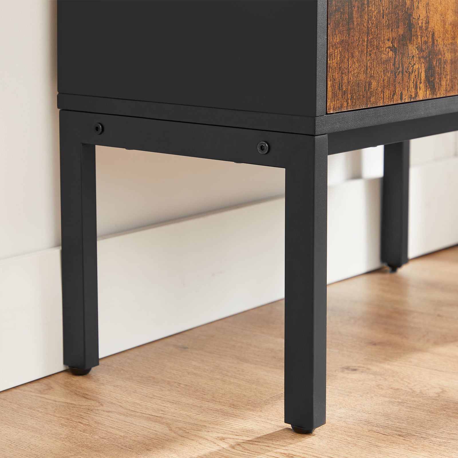 Sideboard vintagebraun-schwarz