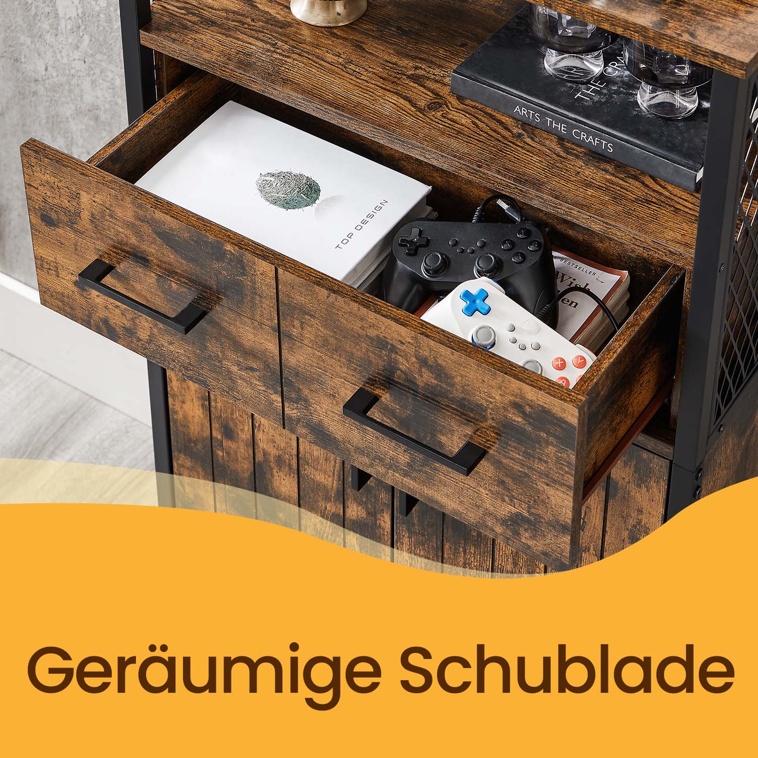 Aufbewahrungsschrank mit Schublade
