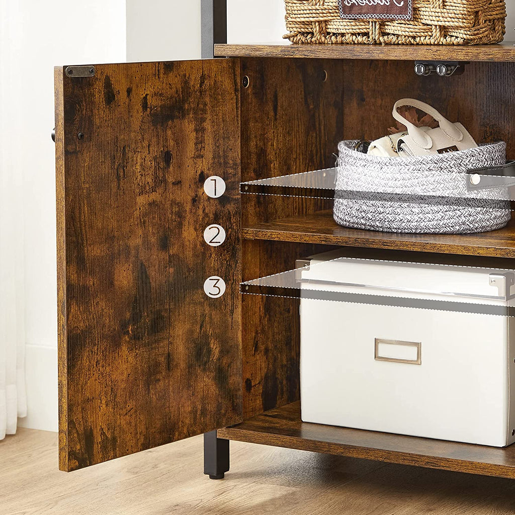 Industriestil Sideboard mit Ablage