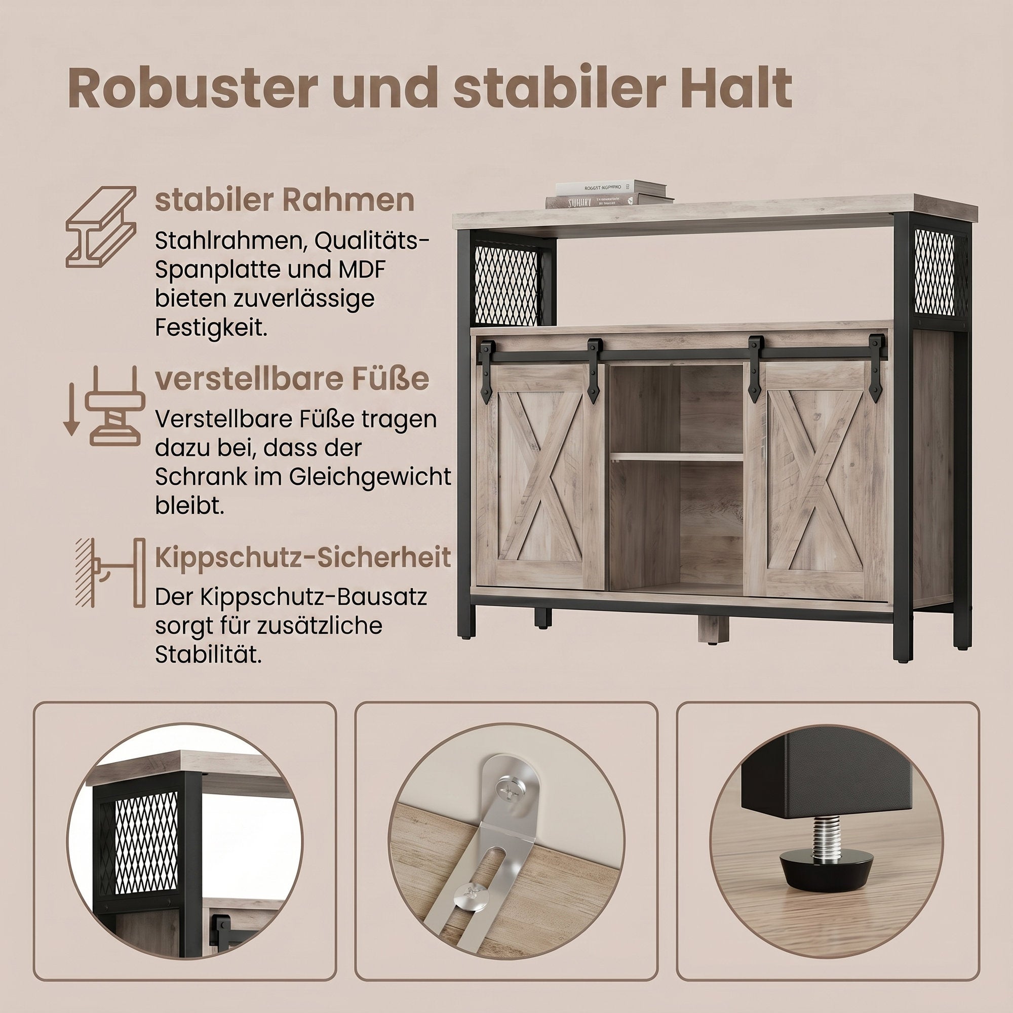 Sideboard, Küchenschrank, Aufbewahrungsschrank