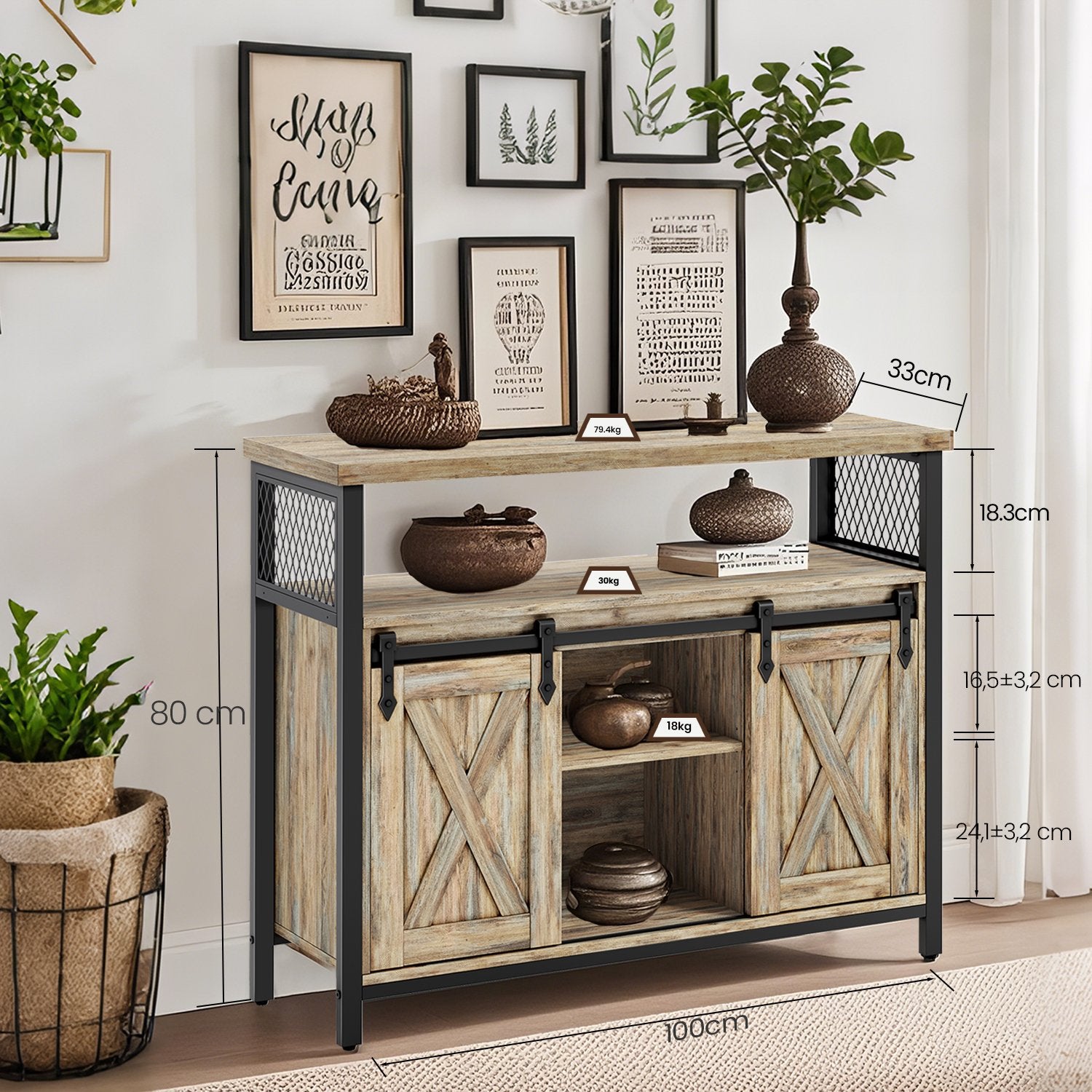 Sideboard, Küchenschrank, Aufbewahrungsschrank