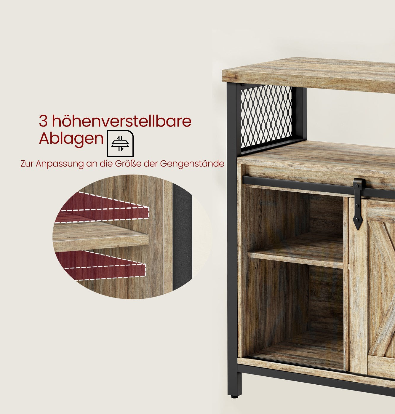 Sideboard, Küchenschrank, Aufbewahrungsschrank