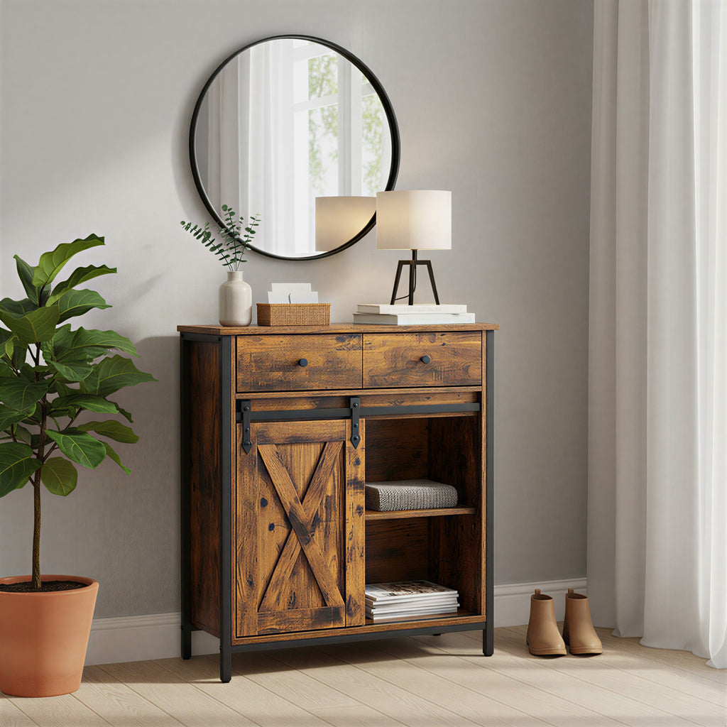 Küchenschrank, Sideboard, Schrank mit Schiebetür