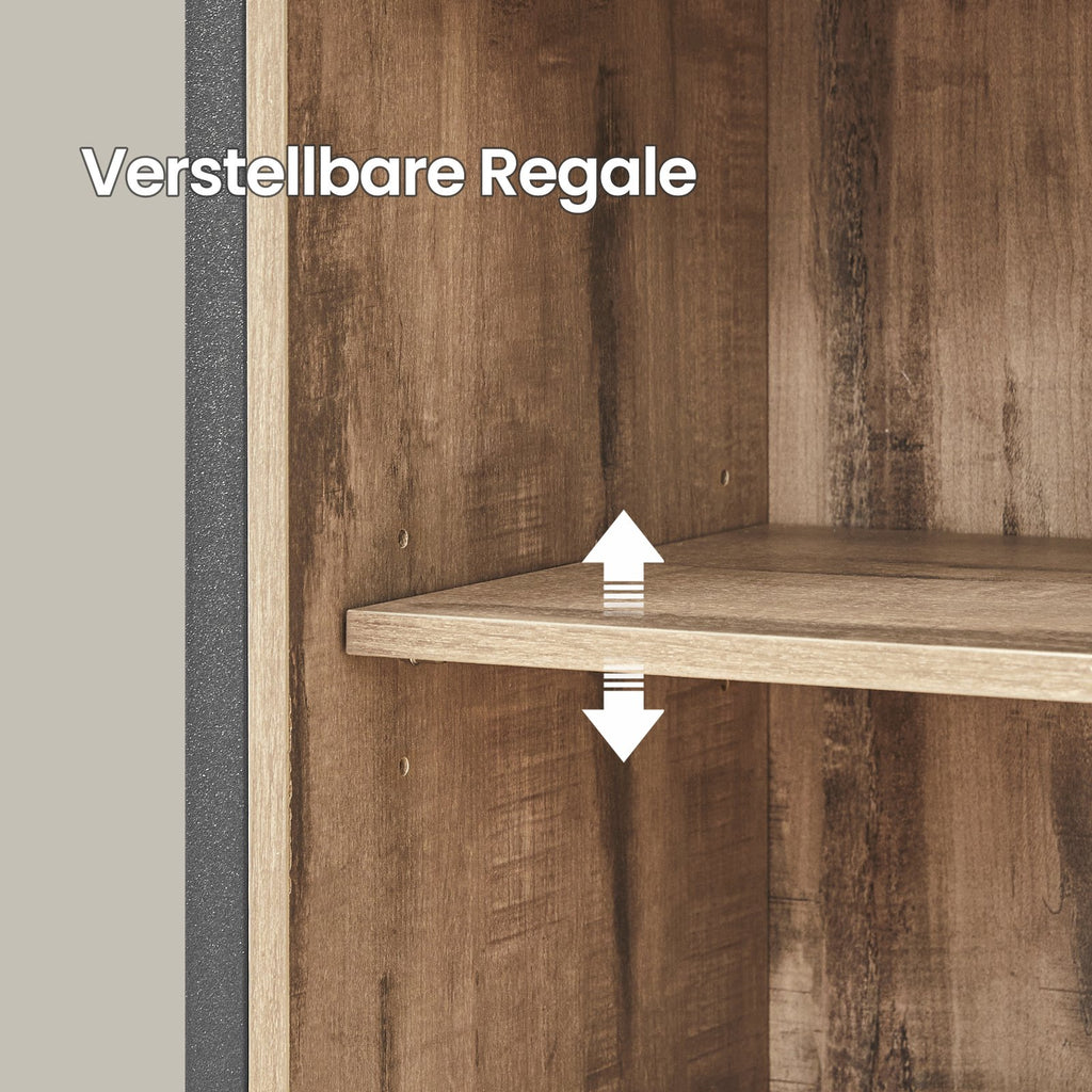 Sideboard mit Schiebetür, Aufbewahrungsschrank für Wohnzimmer, freistehender TV-Schrank