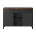 Sideboard, Aufbewahrungsschrank mit Doppeltür, Magnetverschluss