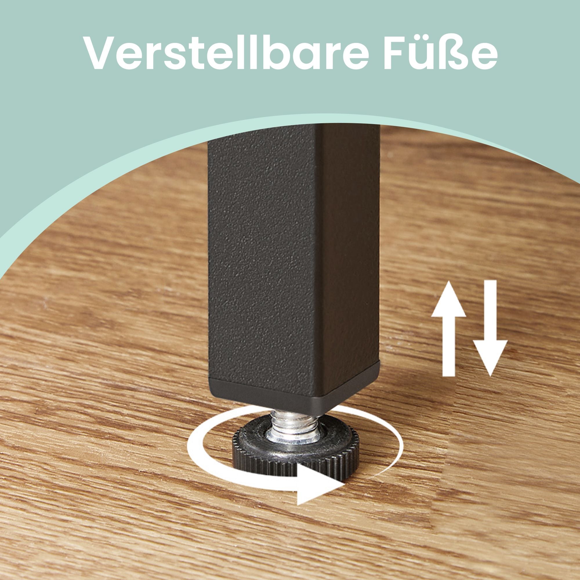 Sideboard, Aufbewahrungsschrank mit Doppeltür, Magnetverschluss