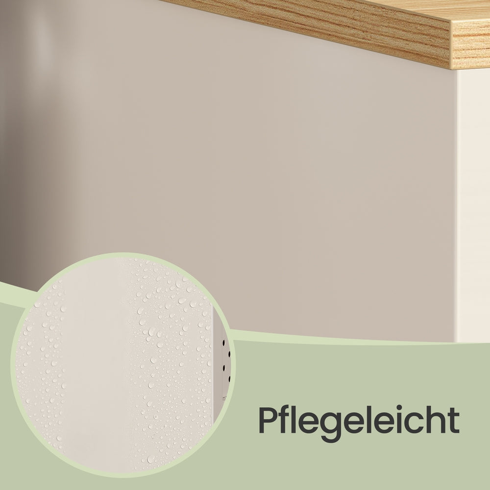 Sideboard, Aufbewahrungsschrank mit Doppeltür, Magnetverschluss
