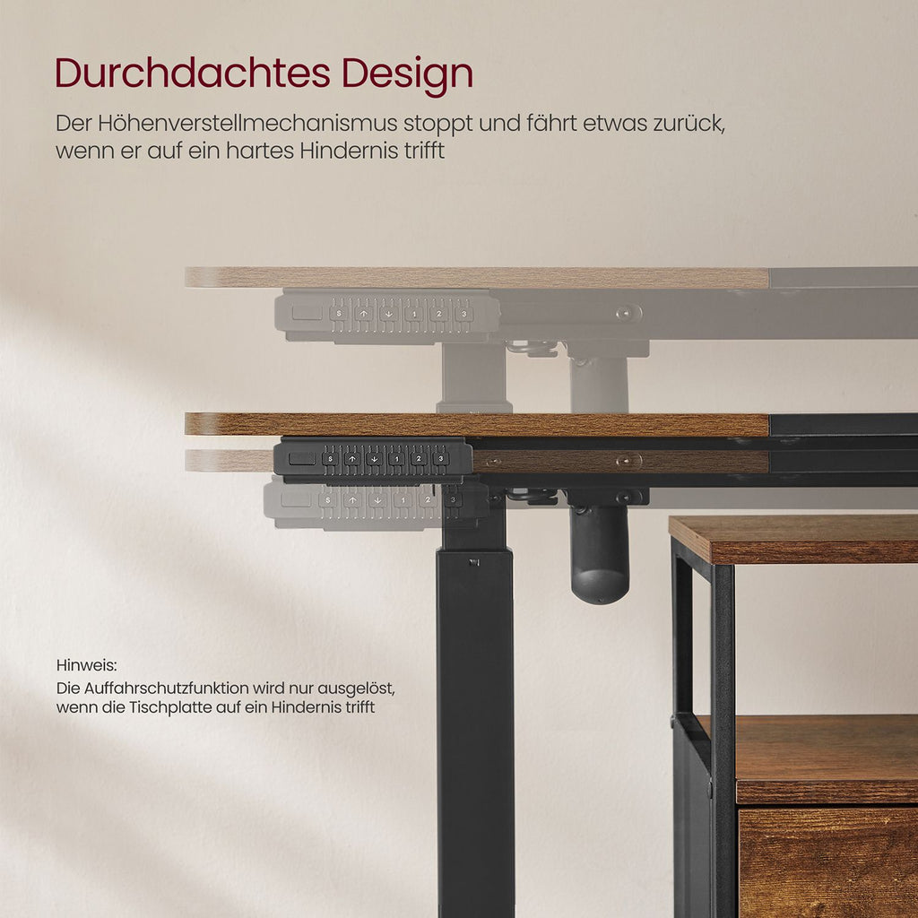 Höhenverstellbarer Schreibtisch elektrisch
