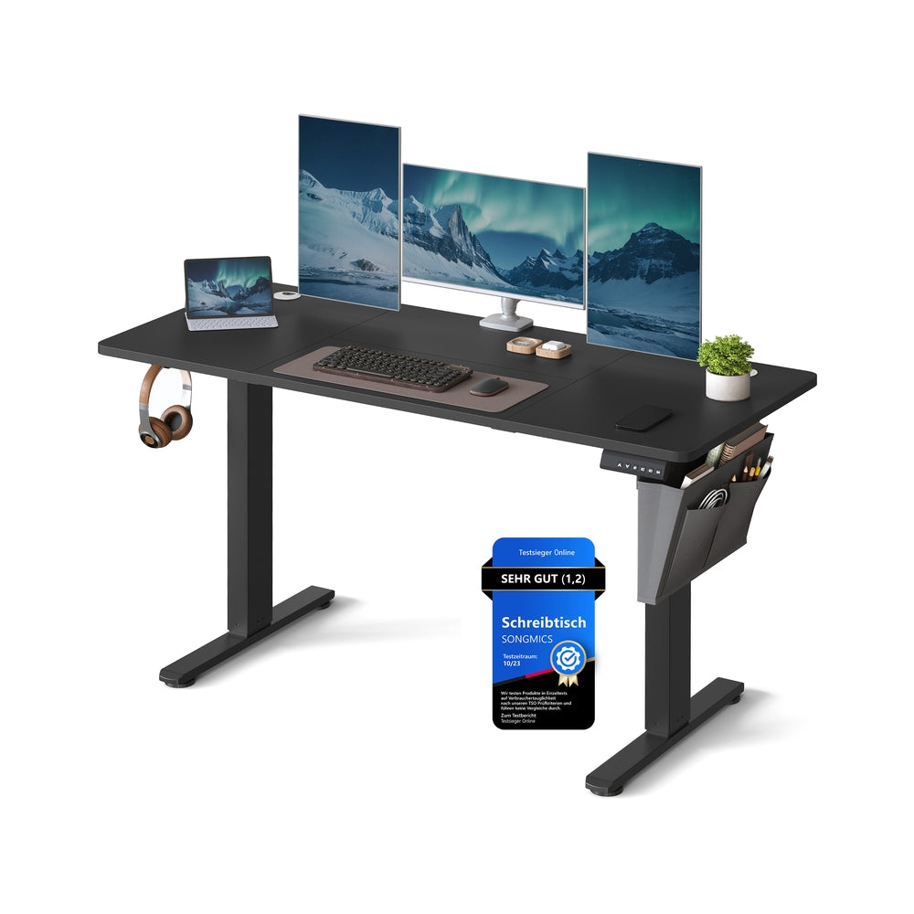 Höhenverstellbarer Schreibtisch elektrisch 60 x 140 x (72-120) cm