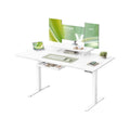 Höhenverstellbarer Schreibtisch mit Monitorständer und USB