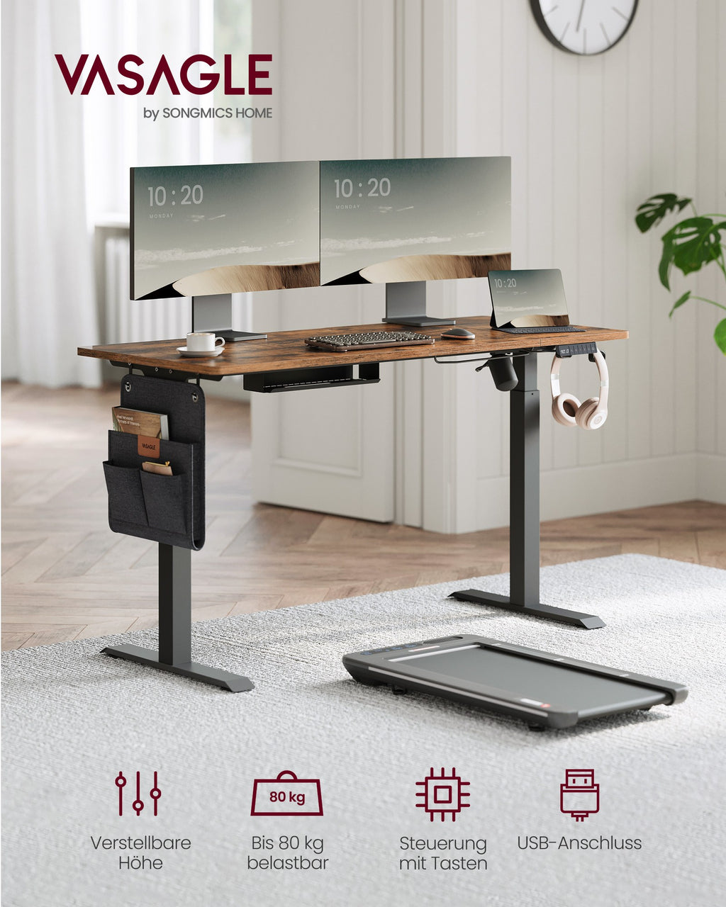 Höhenverstellbarer Schreibtisch elektrisch