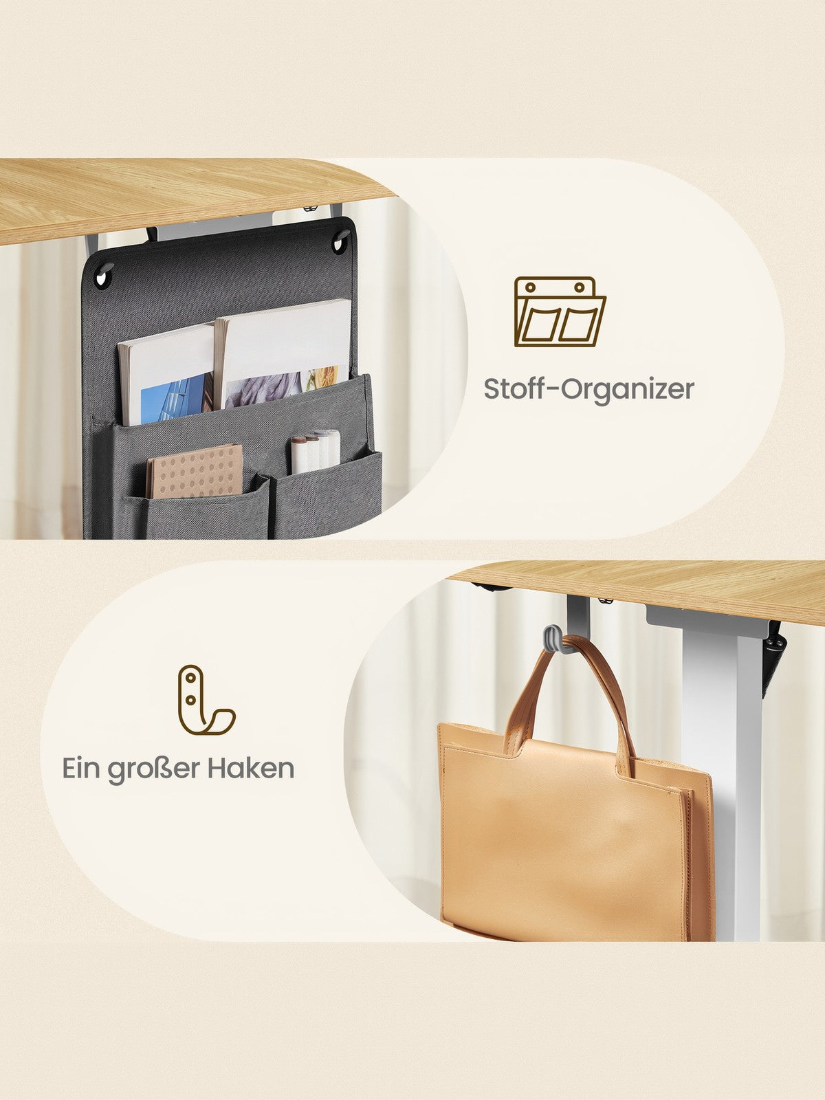 Höhenverstellbarer Schreibtisch elektrisch, 160,1 x 70