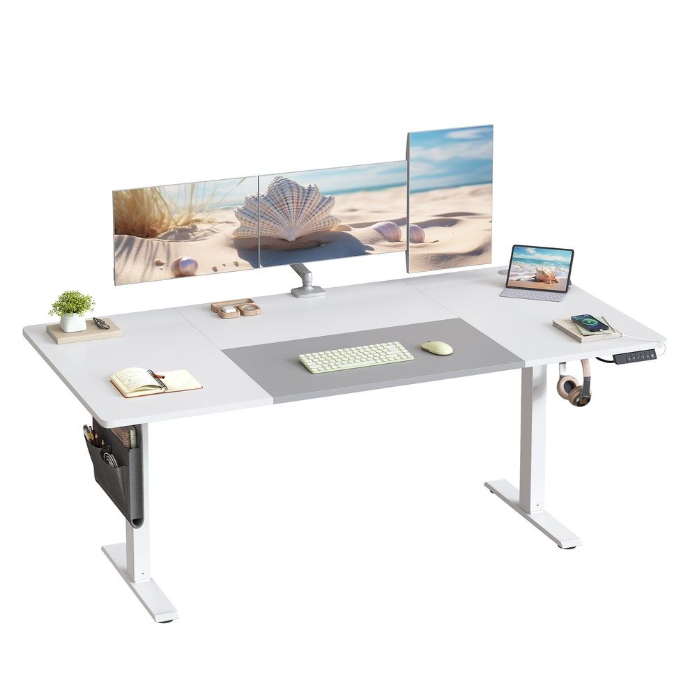 Höhenverstellbarer Stehtisch, 180 x 80 cm, Memory-Funktion