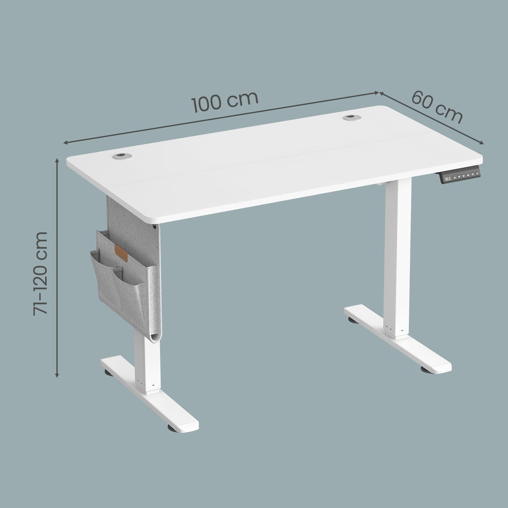 Höhenverstellbarer Schreibtisch, 100 x 60 cm, Memory-Funktion