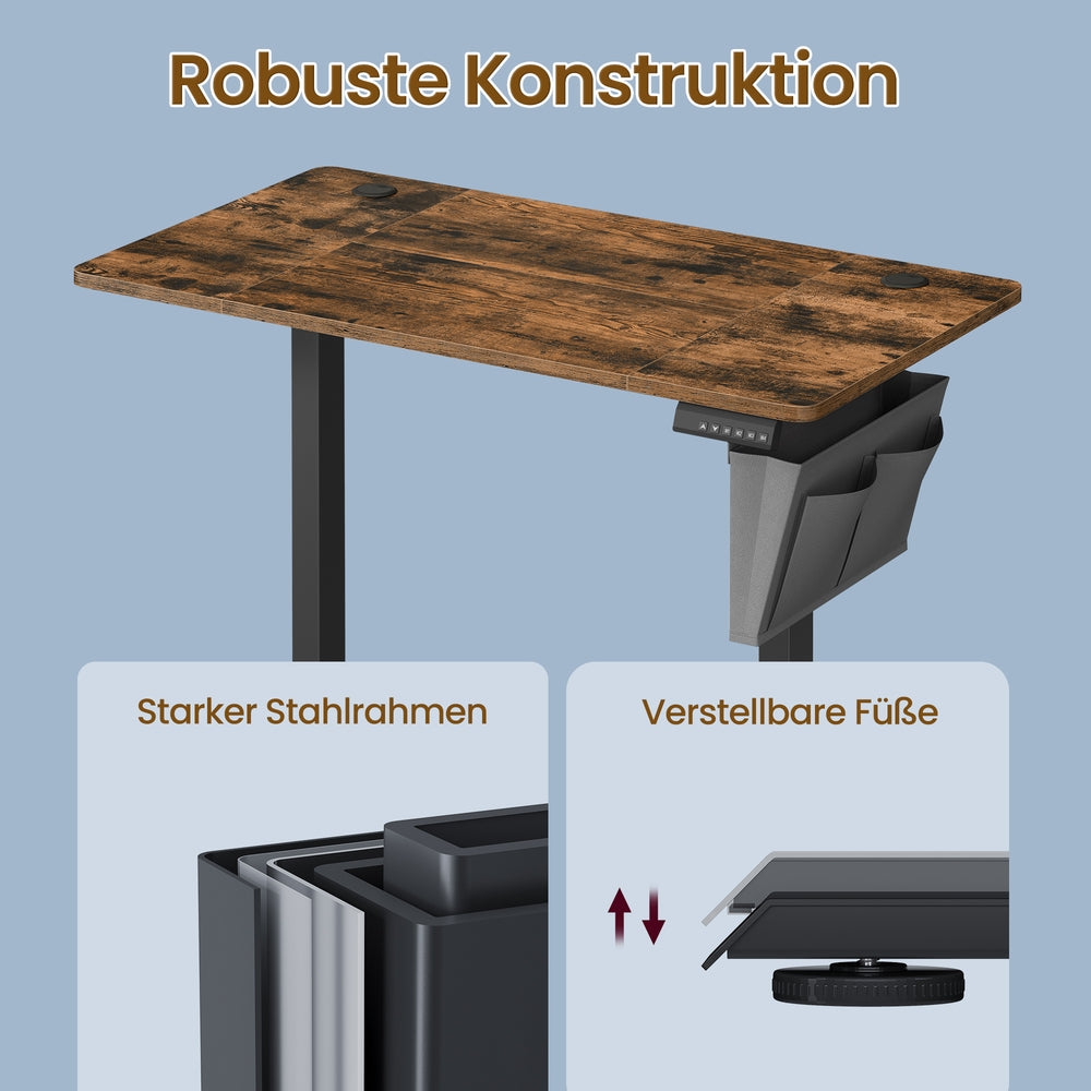 Höhenverstellbarer Schreibtisch elektrisch, 120,1 x 60