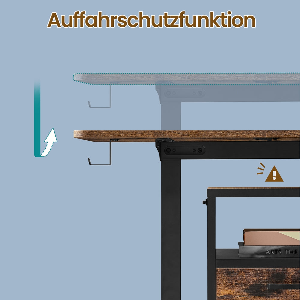 Höhenverstellbarer Schreibtisch elektrisch, 120,1 x 60